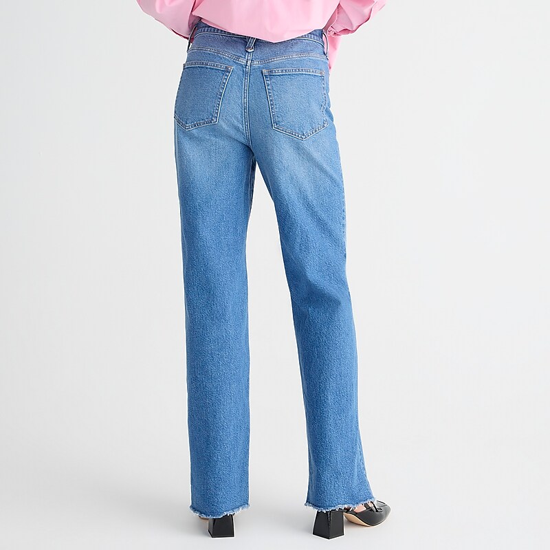 Lakeshore Wash J.Crew Full-length slim wide-leg jean | J.Crew Factory | OFXME4396