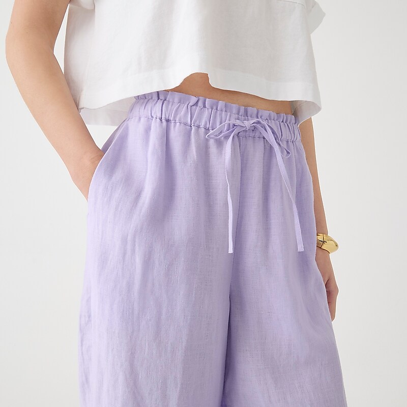 Lavender Jade J.Crew Soleil pant in linen | J.Crew Factory | FCLPB4709