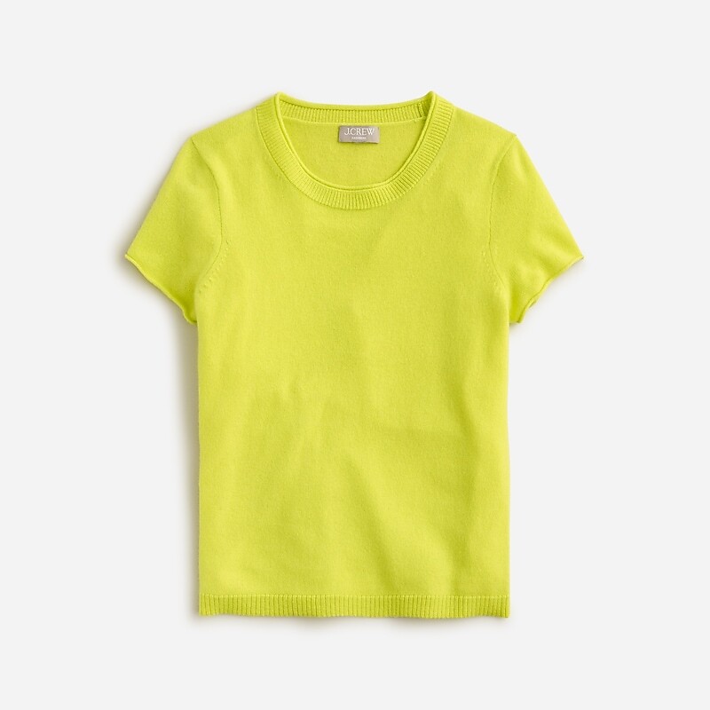 Lemon Sorbet J.Crew Cashmere relaxed T-shirt | J.Crew Factory | UIBVD4809