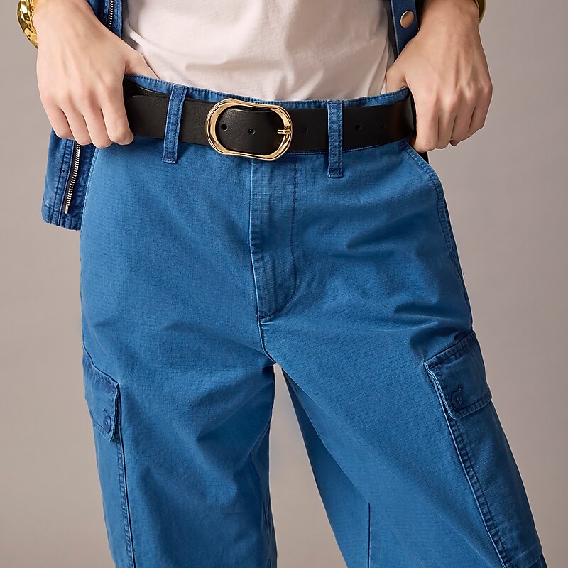 Light Bleach Wash J.Crew Cargo pant in indigo ripstop cotton | J.Crew Factory | GZJUM7921