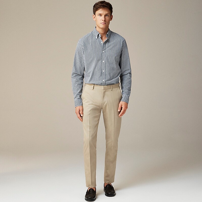 Light Khaki J.Crew Ludlow Slim-fit suit pant in Italian chino | J.Crew Factory | DBCFH5792