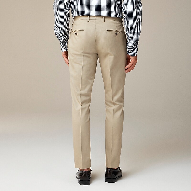 Light Khaki J.Crew Ludlow Slim-fit suit pant in Italian chino | J.Crew Factory | DBCFH5792