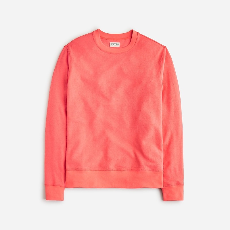 Light Pool J.Crew Long-sleeve textured sweater-tee | J.Crew Factory | MJIQA1437