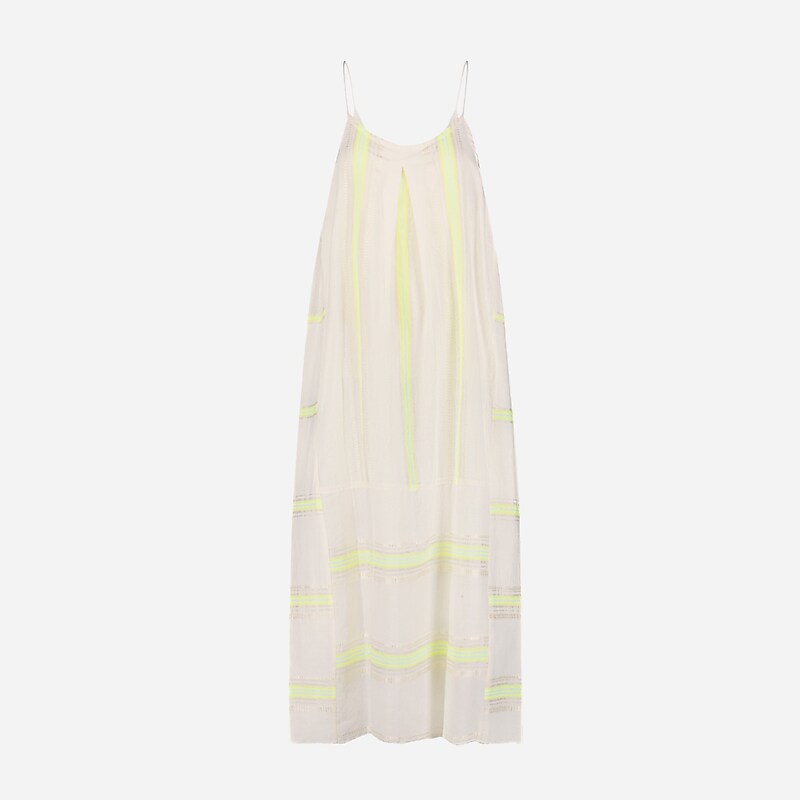 Light Yellow J.Crew lemlem Nia slip dress | J.Crew Factory | LAFTV4938