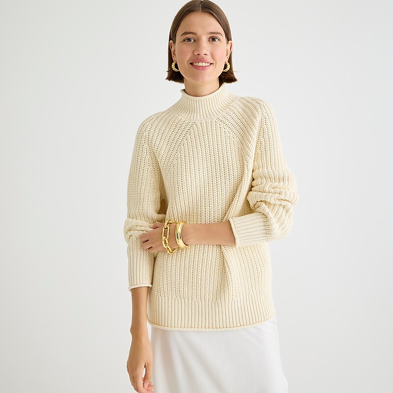 Linen J.Crew Relaxed Rollneck™ sweater | J.Crew Factory | KFRAM9520