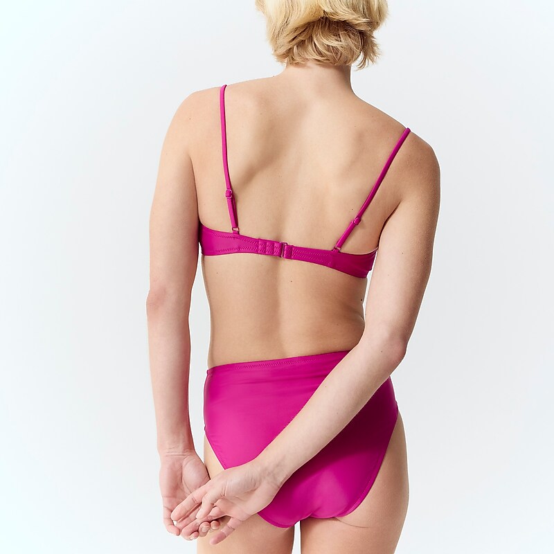 Magenta Orchid J.Crew Balconette underwire bikini top | J.Crew Factory | JGRUT7094