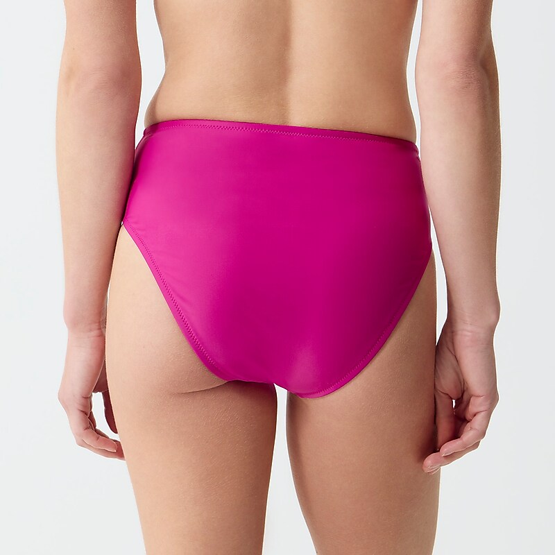 Magenta Orchid J.Crew High-rise bikini bottom | J.Crew Factory | OCKWM4963