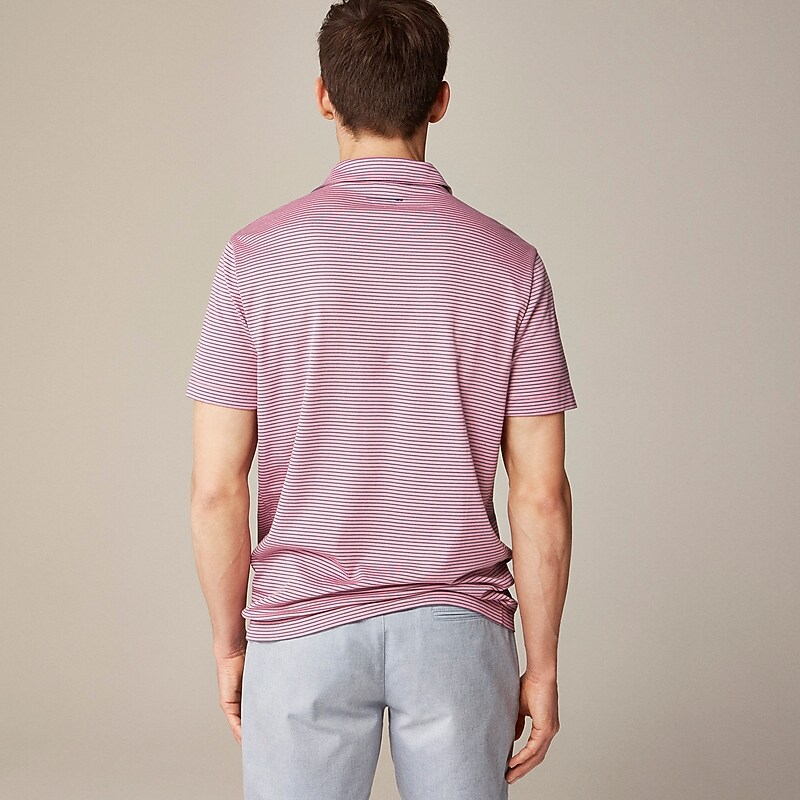 Mauve J.Crew Performance polo shirt with COOLMAX® | J.Crew Factory | VMGCX7905