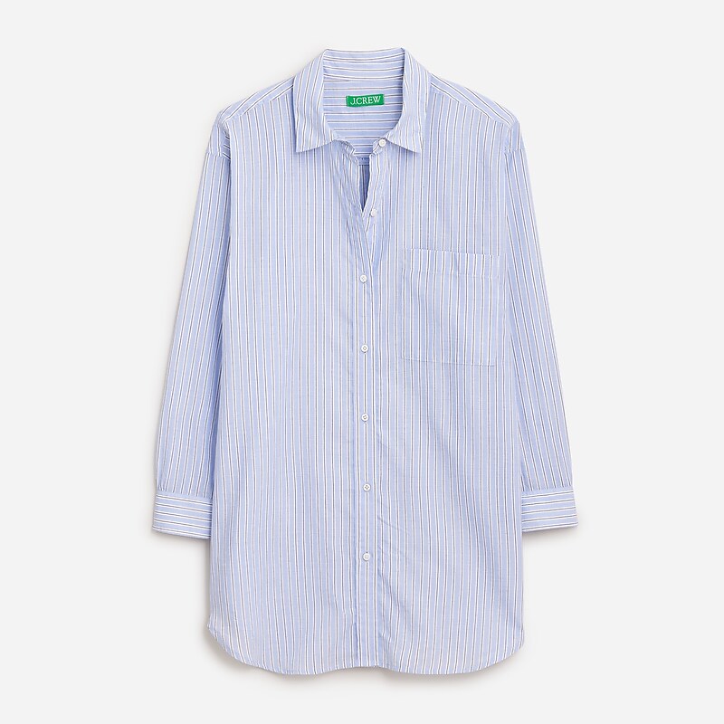 Medium Blue J.Crew Cotton voile beach shirt | J.Crew Factory | SUFAY8956