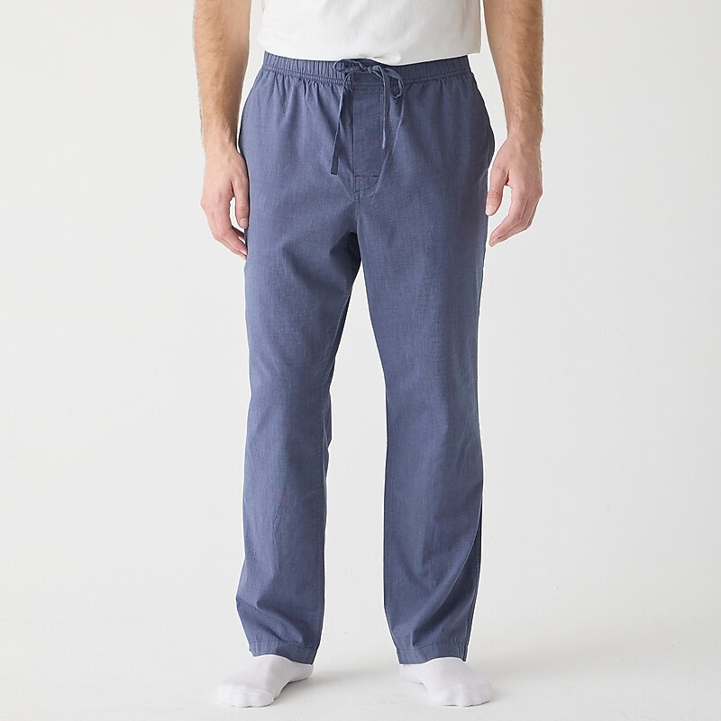 Montclair Navy J.Crew Pajama pant in cotton poplin | J.Crew Factory | JQTRX5874