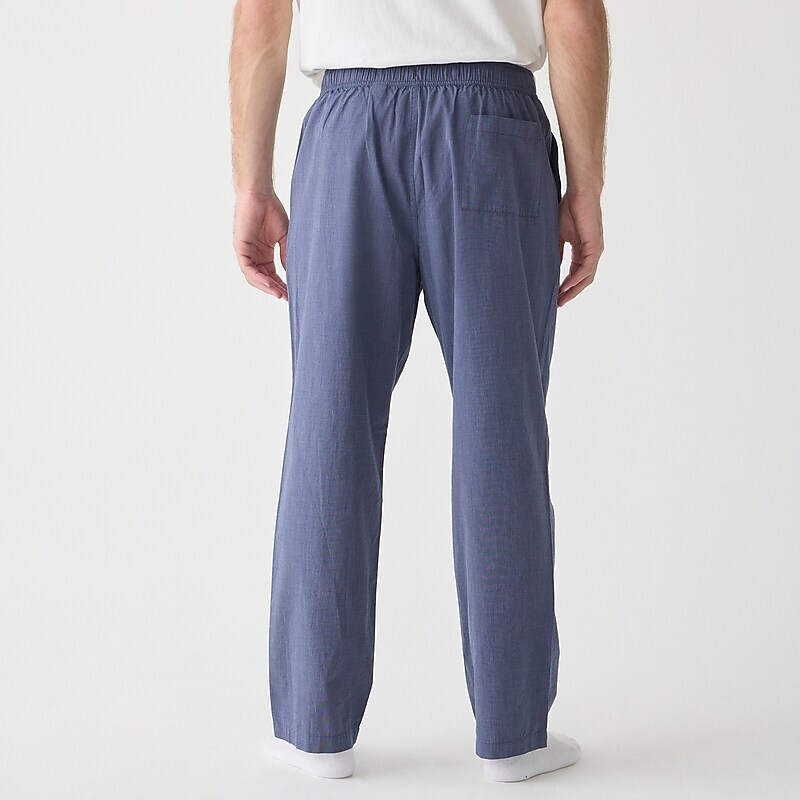 Montclair Navy J.Crew Pajama pant in cotton poplin | J.Crew Factory | JQTRX5874