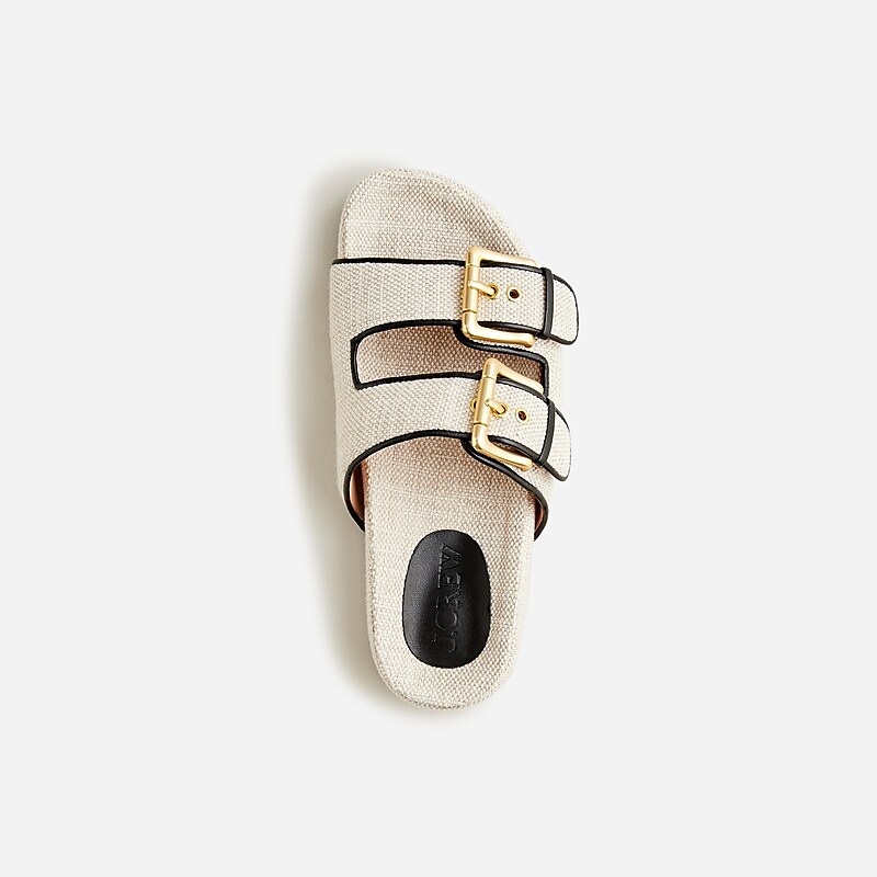 Moroccan Sand J.Crew Marlow sandals in canvas | J.Crew Factory | XIEFD1389