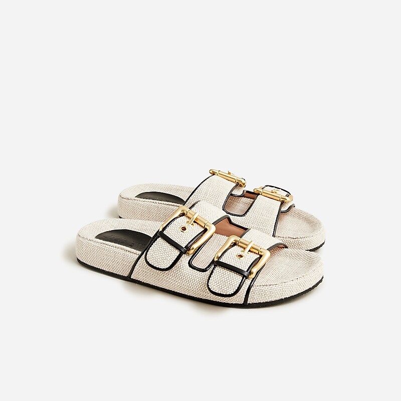 Moroccan Sand J.Crew Marlow sandals in canvas | J.Crew Factory | XIEFD1389