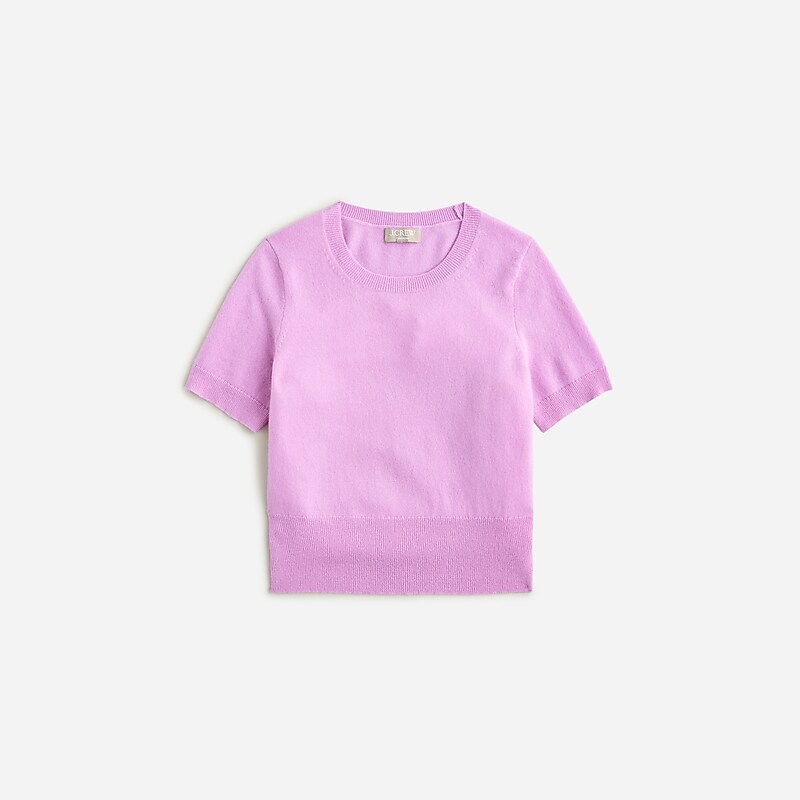 Muted Orchid J.Crew Cashmere shrunken T-shirt | J.Crew Factory | CYEPJ4879