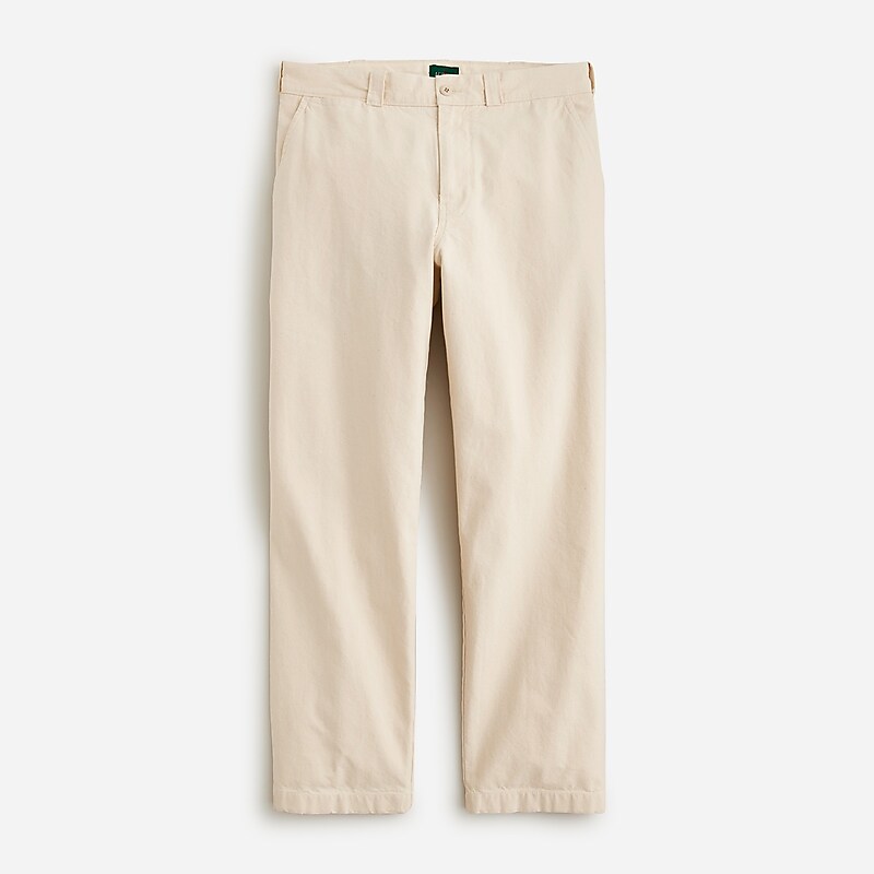 Natural Seeded J.Crew Classic trouser in canvas | J.Crew Factory | BSKCV3860