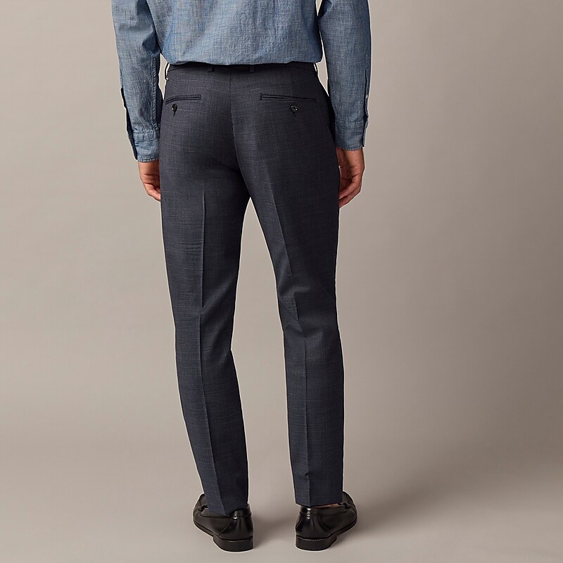 Navy Glen J.Crew Bowery dress pant in stretch wool blend | J.Crew Factory | KRZGN6590