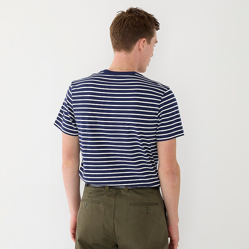 Navy Ivory J.Crew Cotton T-shirt | J.Crew Factory | QILTB8749