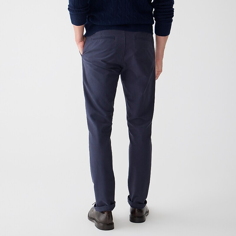 Navy J.Crew 484 Slim-fit midweight tech pant | J.Crew Factory | WELOB0459