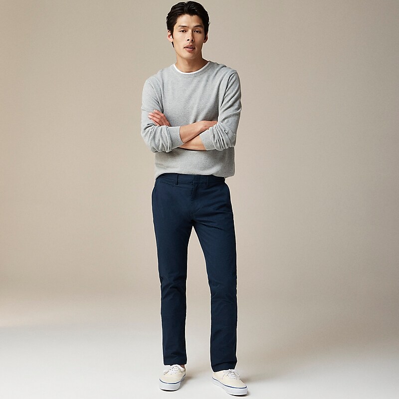 Navy J.Crew 484 Slim-fit tech pant | J.Crew Factory | LQFWK3679