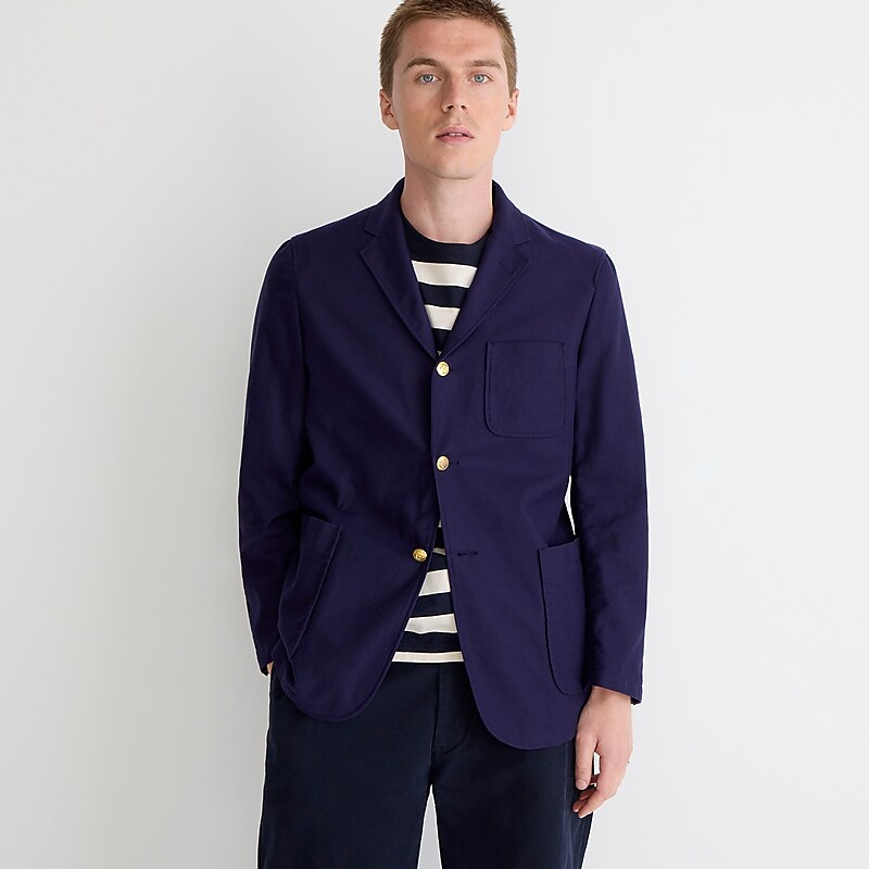 Navy J.Crew BEAMS PLUS X J.Crew patch-pocket blazer | J.Crew Factory | DZIPA3641