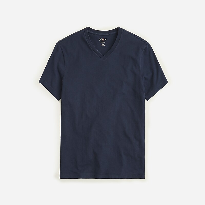 Navy J.Crew Broken-in V-neck T-shirt | J.Crew Factory | KUFCV2798