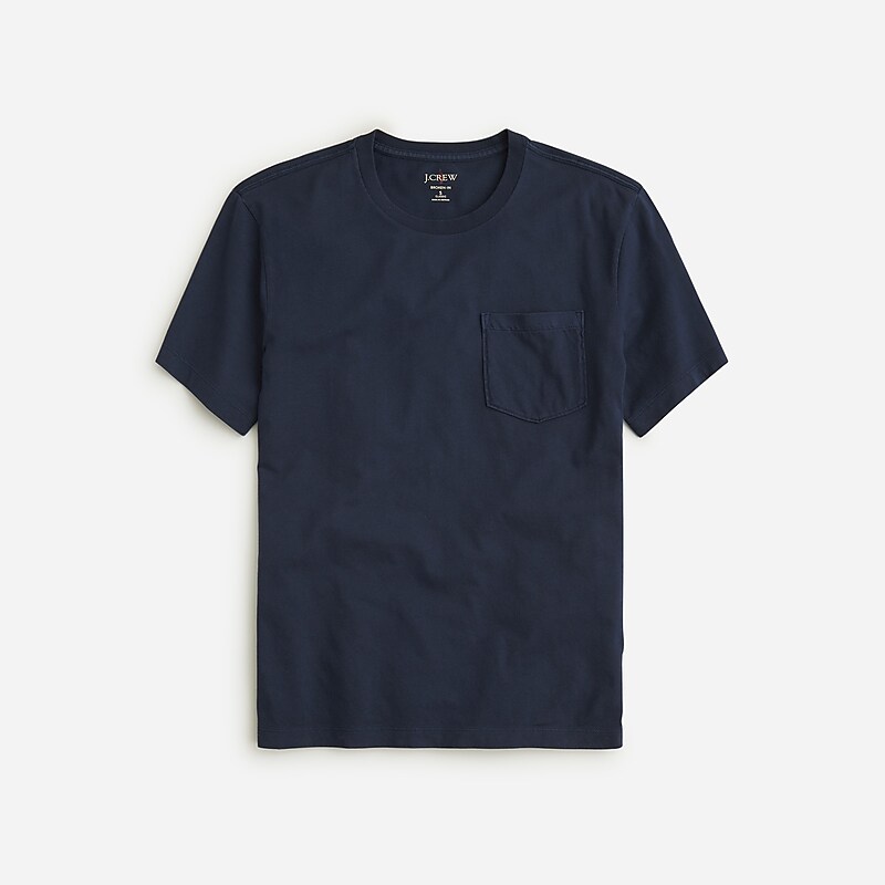 Navy J.Crew Broken-in pocket T-shirt | J.Crew Factory | NUOVD8506