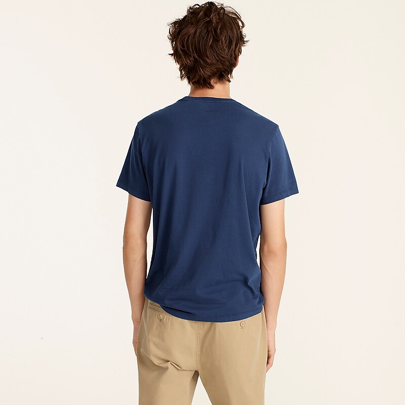 Navy J.Crew Broken-in short-sleeve pocket T-shirt | J.Crew Factory | NEFUM4817