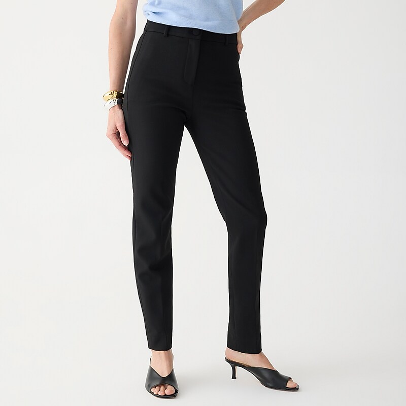 Navy J.Crew Cameron slim cropped pant in four-season stretch | J.Crew Factory | HEVKY2903