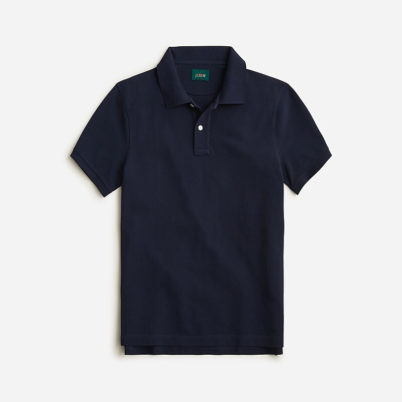 Navy J.Crew Classic piqué polo shirt | J.Crew Factory | MOWUN3069