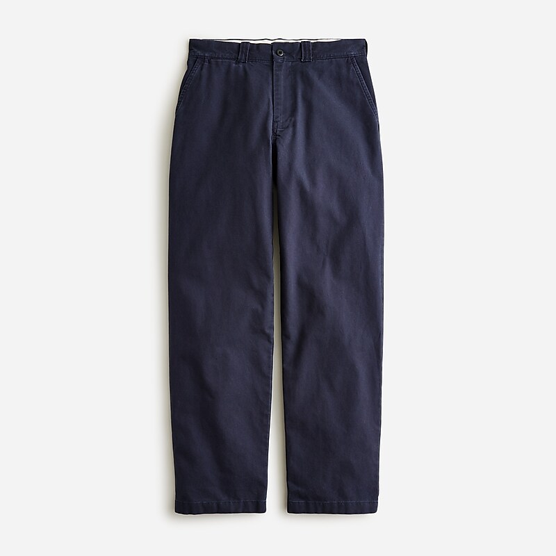 Navy J.Crew Classic trouser in canvas | J.Crew Factory | XGVTN2014