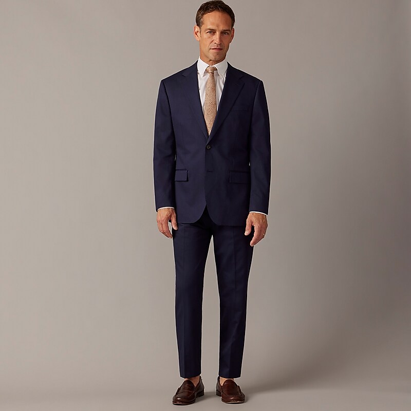 Navy J.Crew Crosby Classic-fit suit jacket in Italian chino | J.Crew Factory | EUWFQ5610