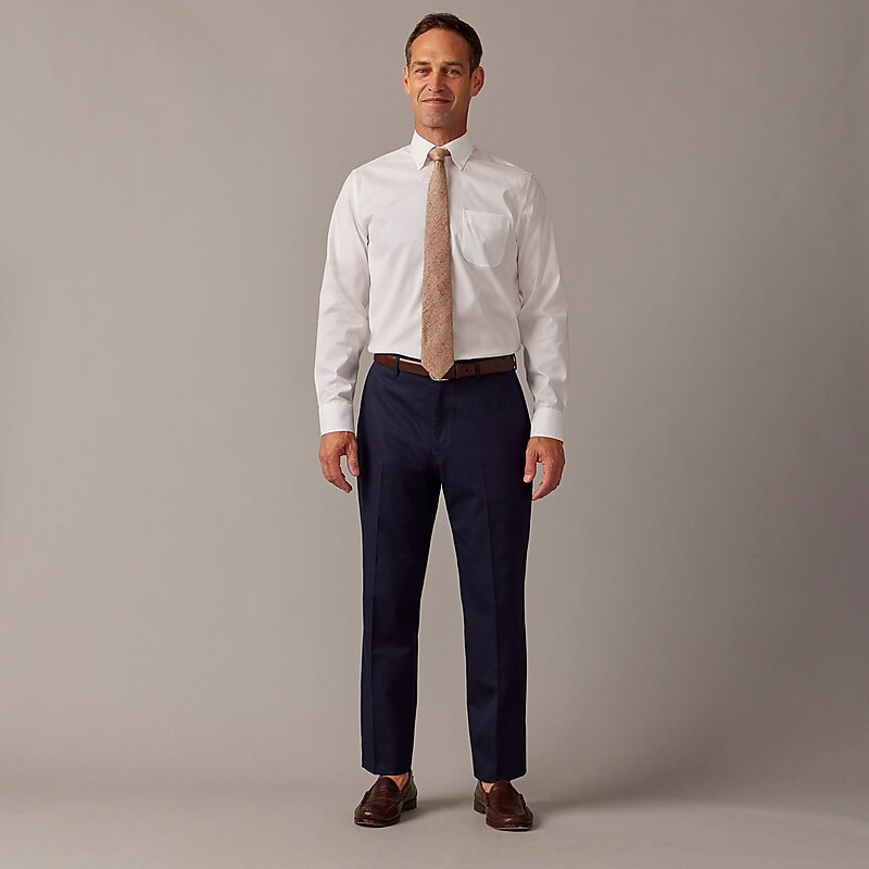 Navy J.Crew Crosby Classic-fit suit pant in Italian chino | J.Crew Factory | GOYRJ1605