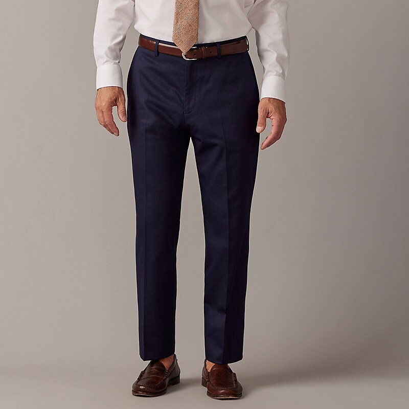 Navy J.Crew Crosby Classic-fit suit pant in Italian chino | J.Crew Factory | GOYRJ1605