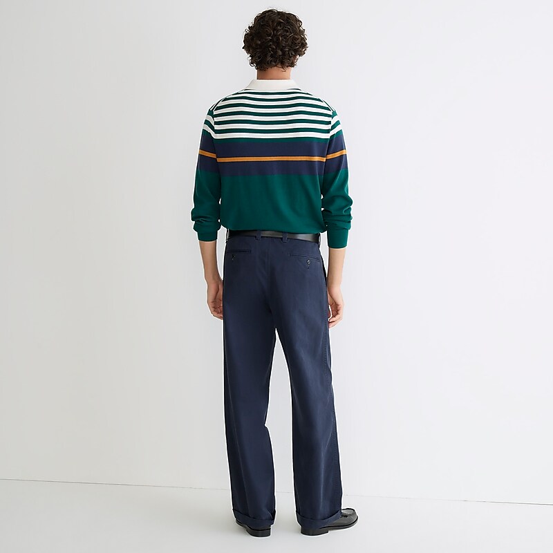 Navy J.Crew Giant-fit chino pant | J.Crew Factory | QTAJI7510