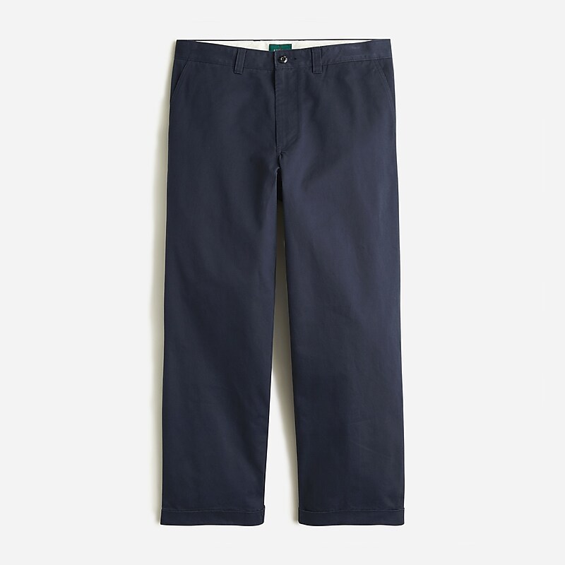 Navy J.Crew Giant-fit chino pant | J.Crew Factory | QTAJI7510