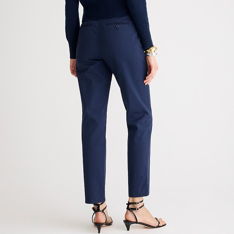 Navy J.Crew Kate straight-leg pant in chino | J.Crew Factory | WKNPM3860