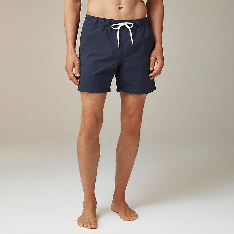 Navy J.Crew Limited-edition USA Swimming® X J.Crew 6'' stretch swim trunk with ECONYL® nylon | J.Crew Factory | ODHSC3456