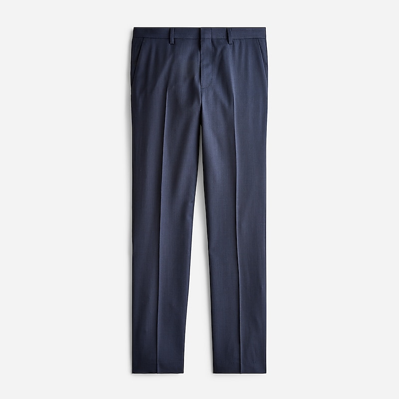 Navy J.Crew Ludlow Slim-fit suit pant in Italian stretch worsted wool | J.Crew Factory | LBMVS5418