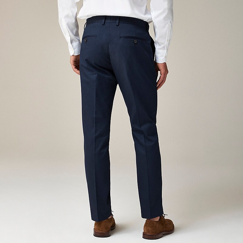 Navy J.Crew Ludlow Slim-fit suit pant in Italian chino | J.Crew Factory | CXNIV7396