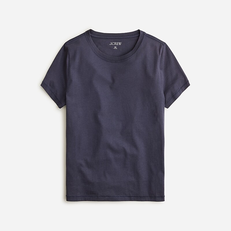 Navy J.Crew Pima cotton slim-fit T-shirt | J.Crew Factory | GXYIE7523