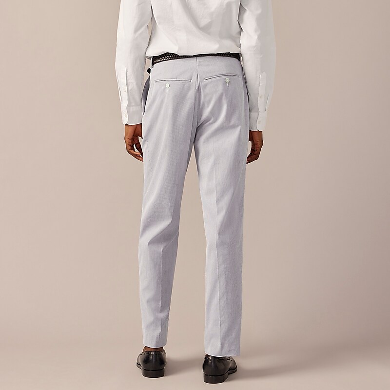 Navy White J.Crew Kenmare Relaxed-fit suit pant in Italian cotton pincord | J.Crew Factory | SRHTO0581