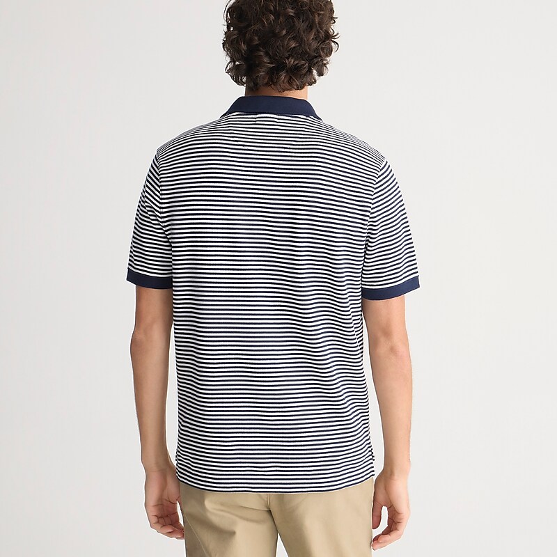 Navy White J.Crew Piqué polo shirt | J.Crew Factory | OLKPR7689