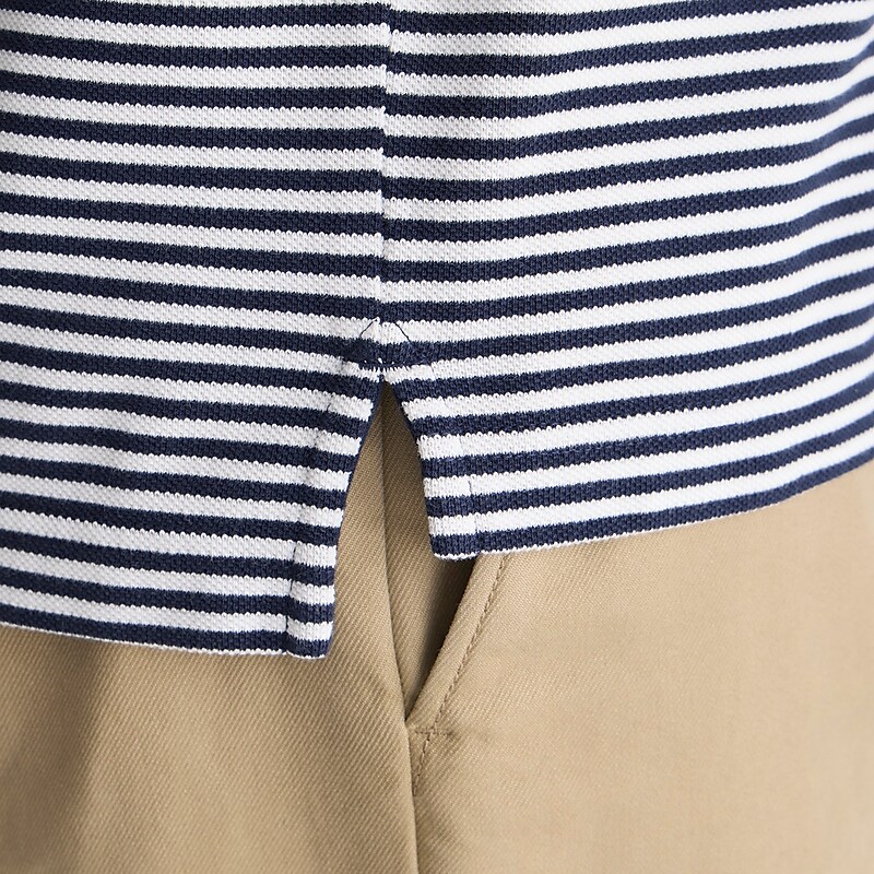 Navy White J.Crew Piqué polo shirt | J.Crew Factory | OLKPR7689