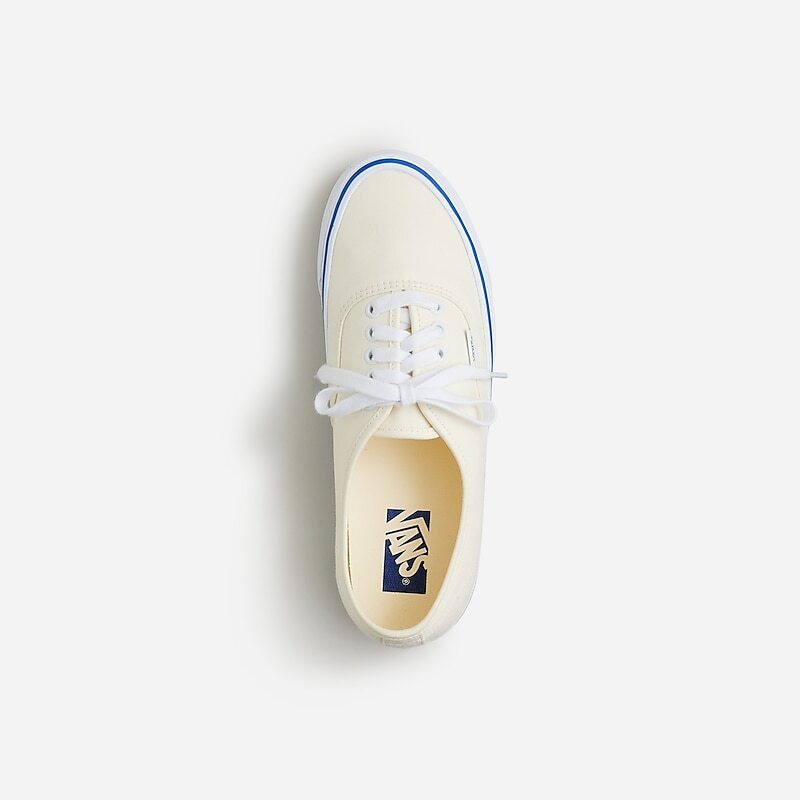 Off White J.Crew Vans® Premium Authentic sneakers in canvas | J.Crew Factory | WRNMP7092