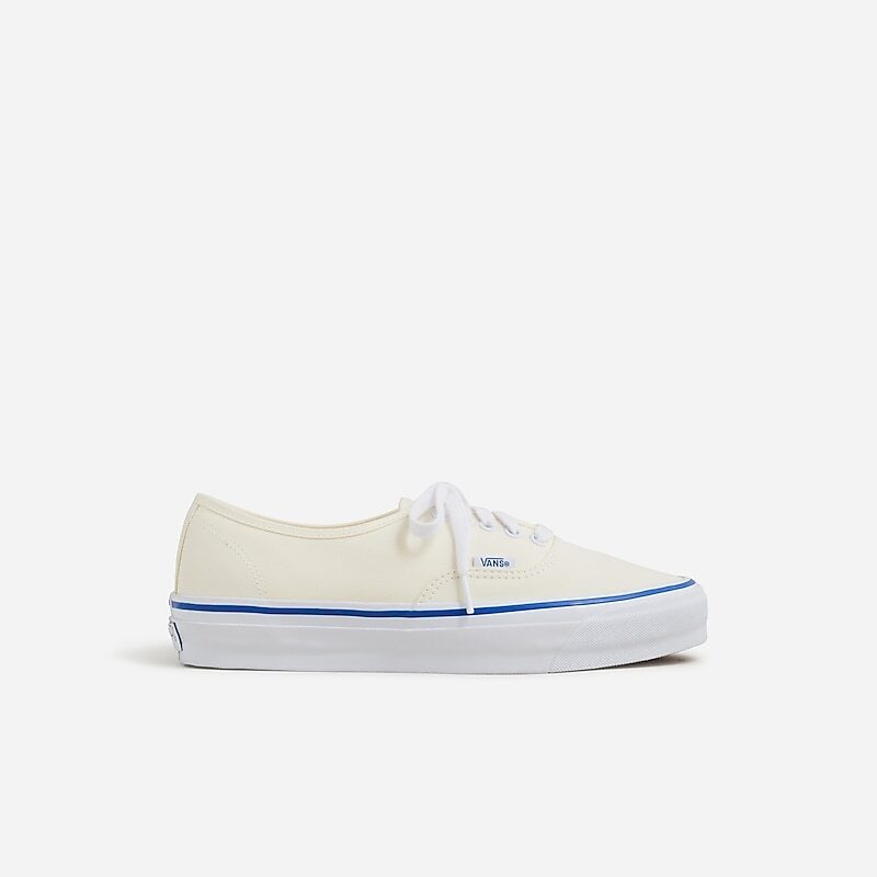 Off White J.Crew Vans® Premium Authentic sneakers in canvas | J.Crew Factory | WRNMP7092