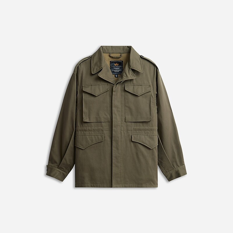 Olive J.Crew Alpha Industries® M-43 field jacket | J.Crew Factory | LDSJC4971