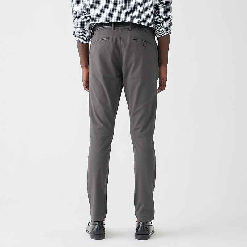 Onyx Grey J.Crew 250 skinny-fit pant in stretch chino | J.Crew Factory | KHWPE5861