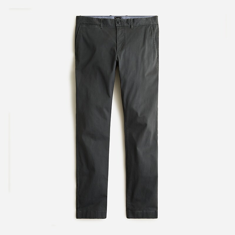 Onyx Grey J.Crew 250 skinny-fit pant in stretch chino | J.Crew Factory | KHWPE5861