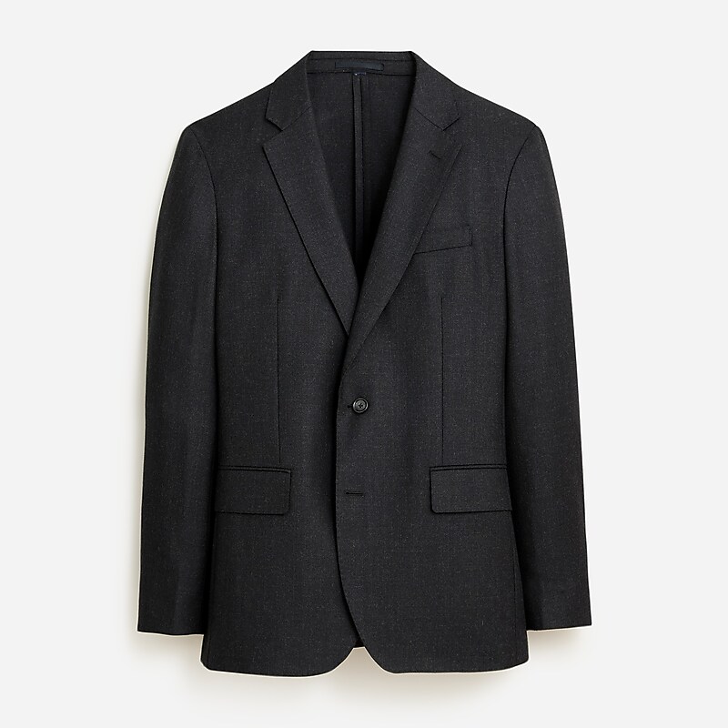 Onyx J.Crew Ludlow Slim-fit blazer in English cotton-wool blend | J.Crew Factory | ZSPUL3417