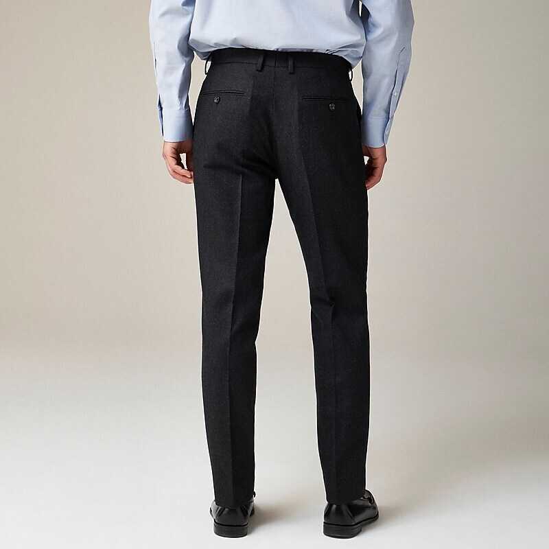 Onyx J.Crew Ludlow Slim-fit suit pant in English cotton-wool blend | J.Crew Factory | LEBIP8470